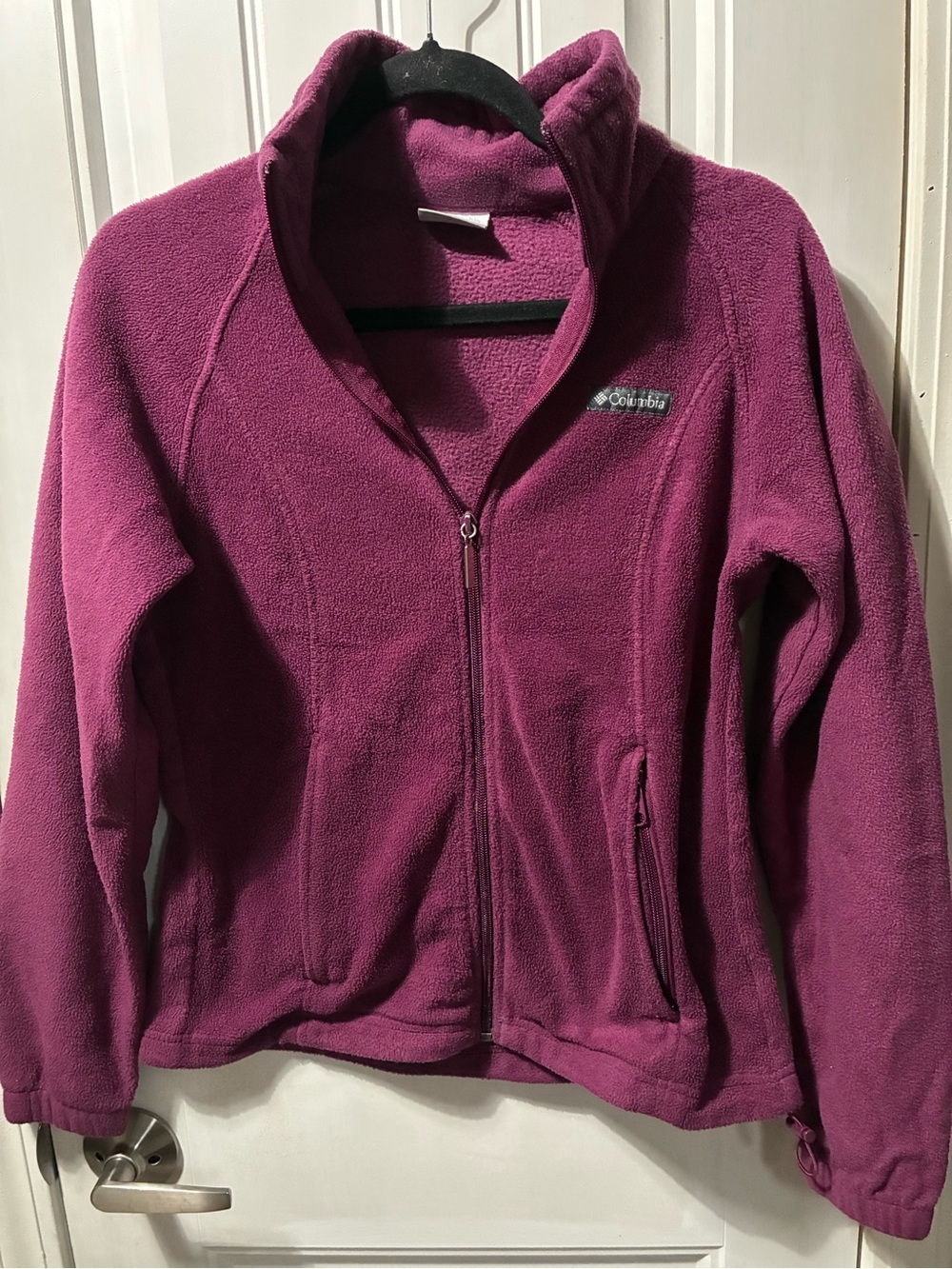 Columbia Women's Full-Zip Teddy Fleece Jacket in Plum